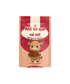 bao bì sản phẩm khô bò qu xé sợi 300g