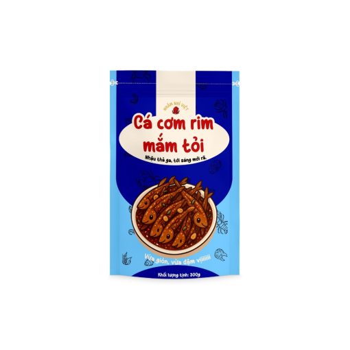 Cá cơm rim mắm tỏi
