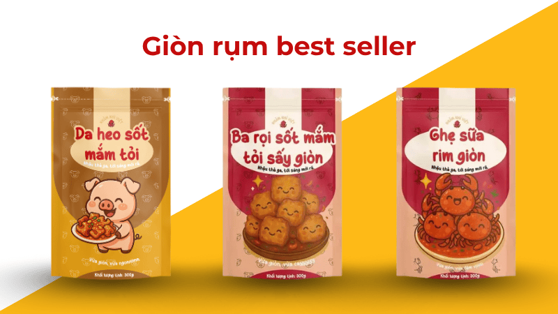 cac san pham gion rum best seller