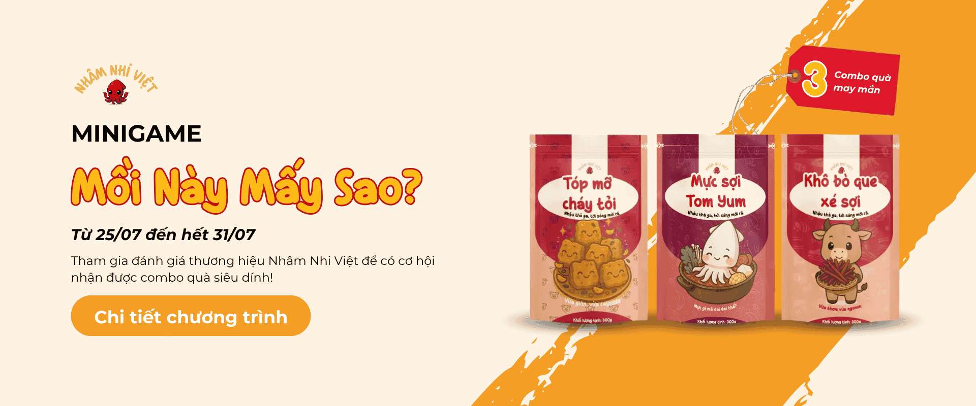 Minigame Mồi Này Mấy Sao? - Minigame Nhâm Nhi Việt tri ân khách hàng