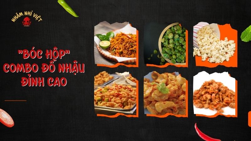 "Bóc hộp" combo đồ nhậu đỉnh cao